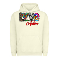 Pigment Pistachio love autism Urban Hoodie - CowhideDigitalArt