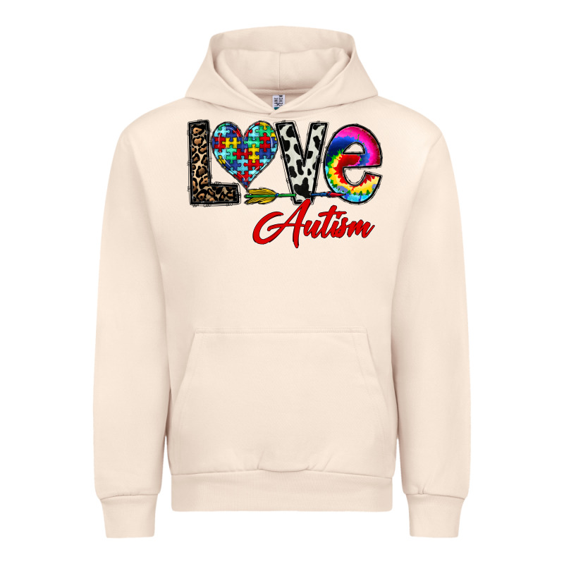 Love Autism Urban Hoodie by CowhideDigitalArt | Teevron