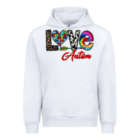White love autism Urban Hoodie - CowhideDigitalArt