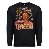 Black black queen Premium Sweatshirt - MaliasSmallBusiness