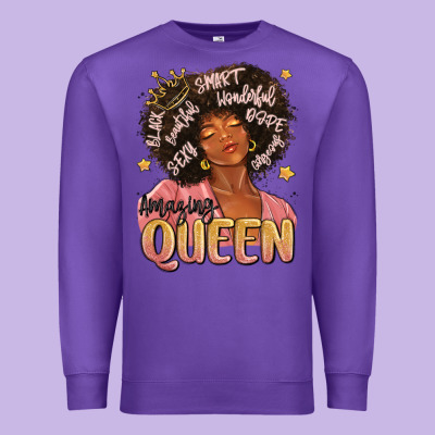 Premium Sweatshirt black queen