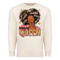 Sandshell black queen Premium Sweatshirt - MaliasSmallBusiness
