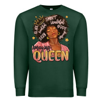 Sports Green black queen Premium Sweatshirt - MaliasSmallBusiness