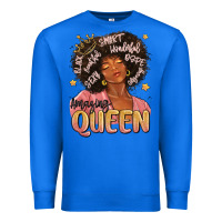 True Royal black queen Premium Sweatshirt - MaliasSmallBusiness