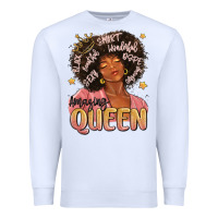 White black queen Premium Sweatshirt - MaliasSmallBusiness
