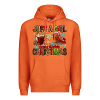 Carrot just a girl who loves christmas Premium Hoodie - FaDigitalArtStudio
