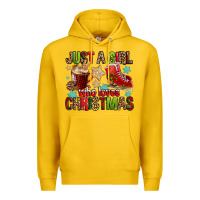 Lemon just a girl who loves christmas Premium Hoodie - FaDigitalArtStudio