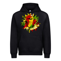 Black juneteenth sunflower Urban Hoodie - HRA Design Shop