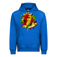 Cobalt juneteenth sunflower Urban Hoodie - HRA Design Shop