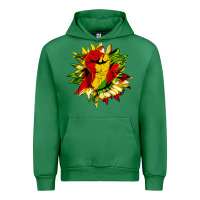 Emerald juneteenth sunflower Urban Hoodie - HRA Design Shop