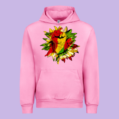 Juneteenth Sunflower Urban Hoodie Designed By Hra Design Shop