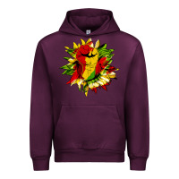 Mauve Wine juneteenth sunflower Urban Hoodie - HRA Design Shop
