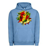 Pigment Pebble Blue juneteenth sunflower Urban Hoodie - HRA Design Shop