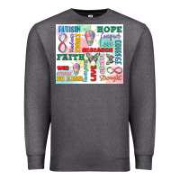 Charcoal Heather autism Premium Sweatshirt - MaliasSmallBusiness