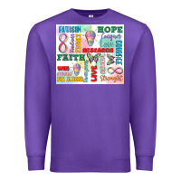 Purple autism Premium Sweatshirt - MaliasSmallBusiness