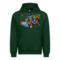 Forest Green love needs no words Urban Hoodie - CowhideDigitalArt