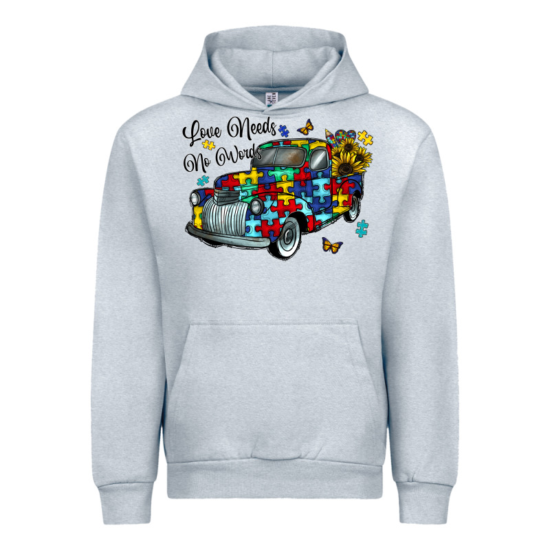 Love Needs No Words Urban Hoodie by CowhideDigitalArt | Teevron