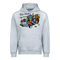 Heather Grey love needs no words Urban Hoodie - CowhideDigitalArt