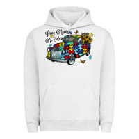 Pigment Lunar Rock love needs no words Urban Hoodie - CowhideDigitalArt