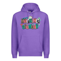 Purple nursing student Premium Hoodie - AdoDesignShop