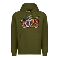 Army Green class of 2023 Premium Hoodie - RacoonDesign