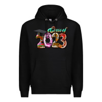 Black class of 2023 Premium Hoodie - RacoonDesign