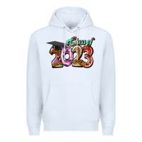 White class of 2023 Premium Hoodie - RacoonDesign