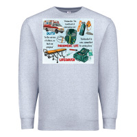 Heather Grey paramedic life Premium Sweatshirt - MaliasSmallBusiness