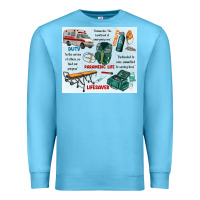 Ocean Blue paramedic life Premium Sweatshirt - MaliasSmallBusiness