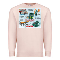 Pale Pink paramedic life Premium Sweatshirt - MaliasSmallBusiness