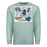 Seafoam paramedic life Premium Sweatshirt - MaliasSmallBusiness