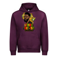 Mauve Wine juneteenth living freeish since 1865 Urban Hoodie - HRA Design Shop