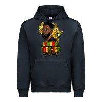 Navy juneteenth living freeish since 1865 Urban Hoodie - HRA Design Shop