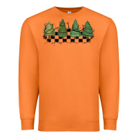 Carrot christmas checkered trees Premium Sweatshirt - MaliasSmallBusiness