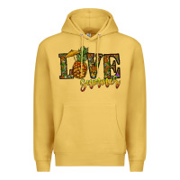Antique Gold love summer pinapple Premium Hoodie - CowhideDigitalArt