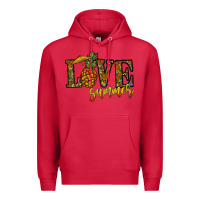 Cardinal love summer pinapple Premium Hoodie - CowhideDigitalArt