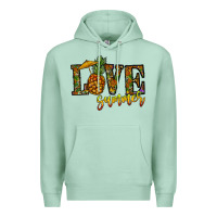 Seafoam love summer pinapple Premium Hoodie - CowhideDigitalArt