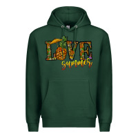 Sports Green love summer pinapple Premium Hoodie - CowhideDigitalArt
