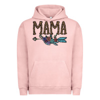 Pigment Salmon mama Urban Hoodie - CowhideDigitalArt