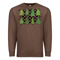 Chestnut checkered trees Premium Sweatshirt - MaliasSmallBusiness