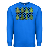 True Royal checkered trees Premium Sweatshirt - MaliasSmallBusiness