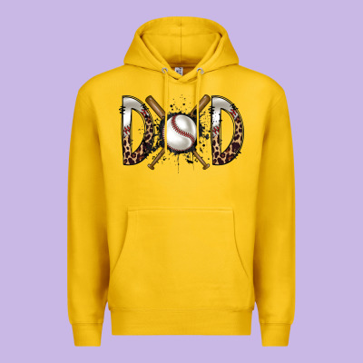 Dad Baseball Premium Hoodie Designed By Racoondesign