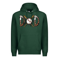 Sports Green dad baseball Premium Hoodie - RacoonDesign