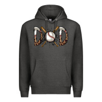 Charcoal Heather dad baseball Premium Hoodie - RacoonDesign