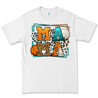 White Basketball and Volleyball mama Mother's Day Premium Tee - LillyAllenDesigns
