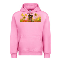 Fuchsia Pink juneteenth little miss libbey glass Urban Hoodie - HRA Design Shop