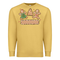 Antique Gold gingerbread christmas Premium Sweatshirt - MaliasSmallBusiness