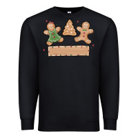 Black gingerbread christmas Premium Sweatshirt - MaliasSmallBusiness