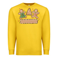 Lemon gingerbread christmas Premium Sweatshirt - MaliasSmallBusiness