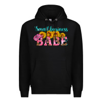Black small business babe Premium Hoodie - HRA Design Shop